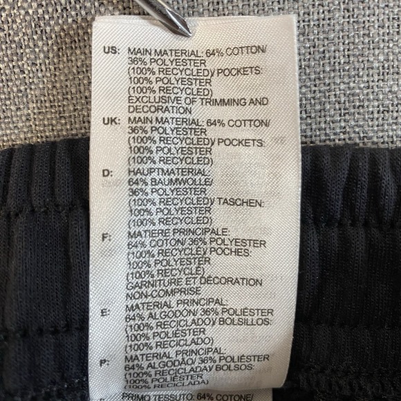 Adidas Future Icons Black Pants Joggers Tapered Fit  Men's Medium - Picture 12 of 14